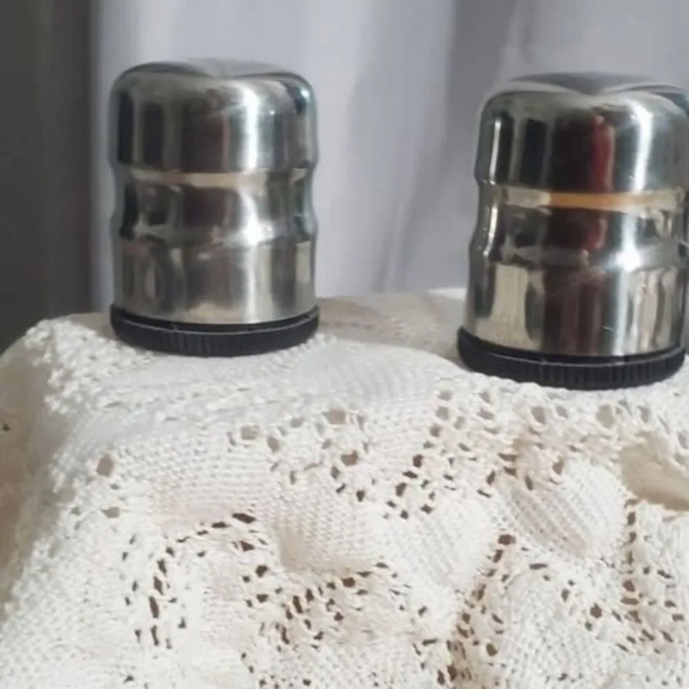 Danish Salt & Pepper Shaker Set Stainless Steel ~Vintage~